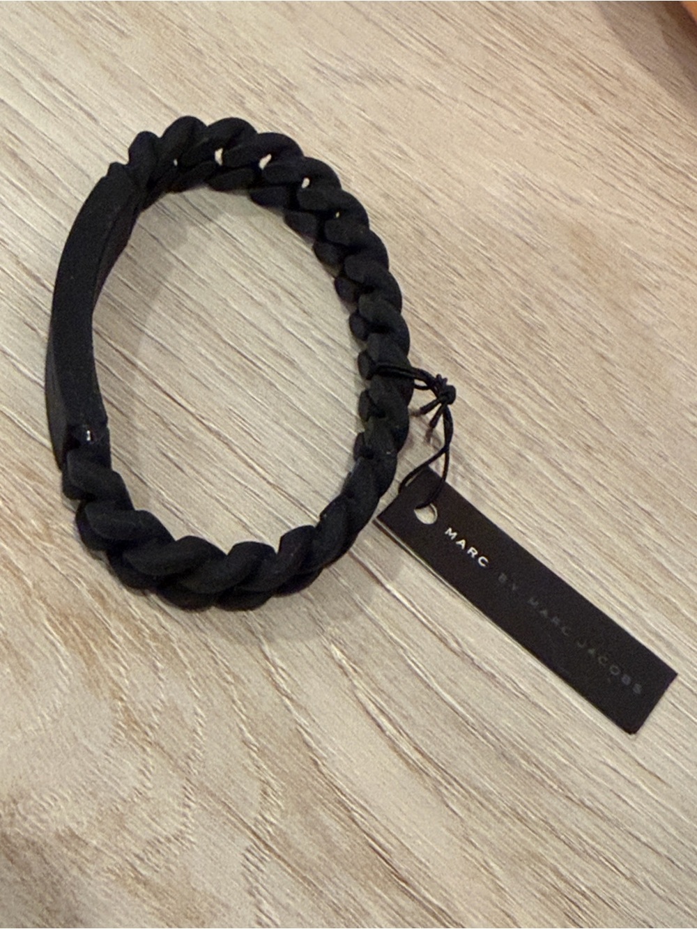 Marc By Marc Jacobs $28 Black Silicone Bracelet